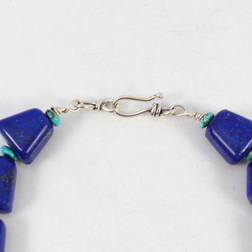 Lapis and Sugilite Necklace by Bruce Eckhardt - Garland's