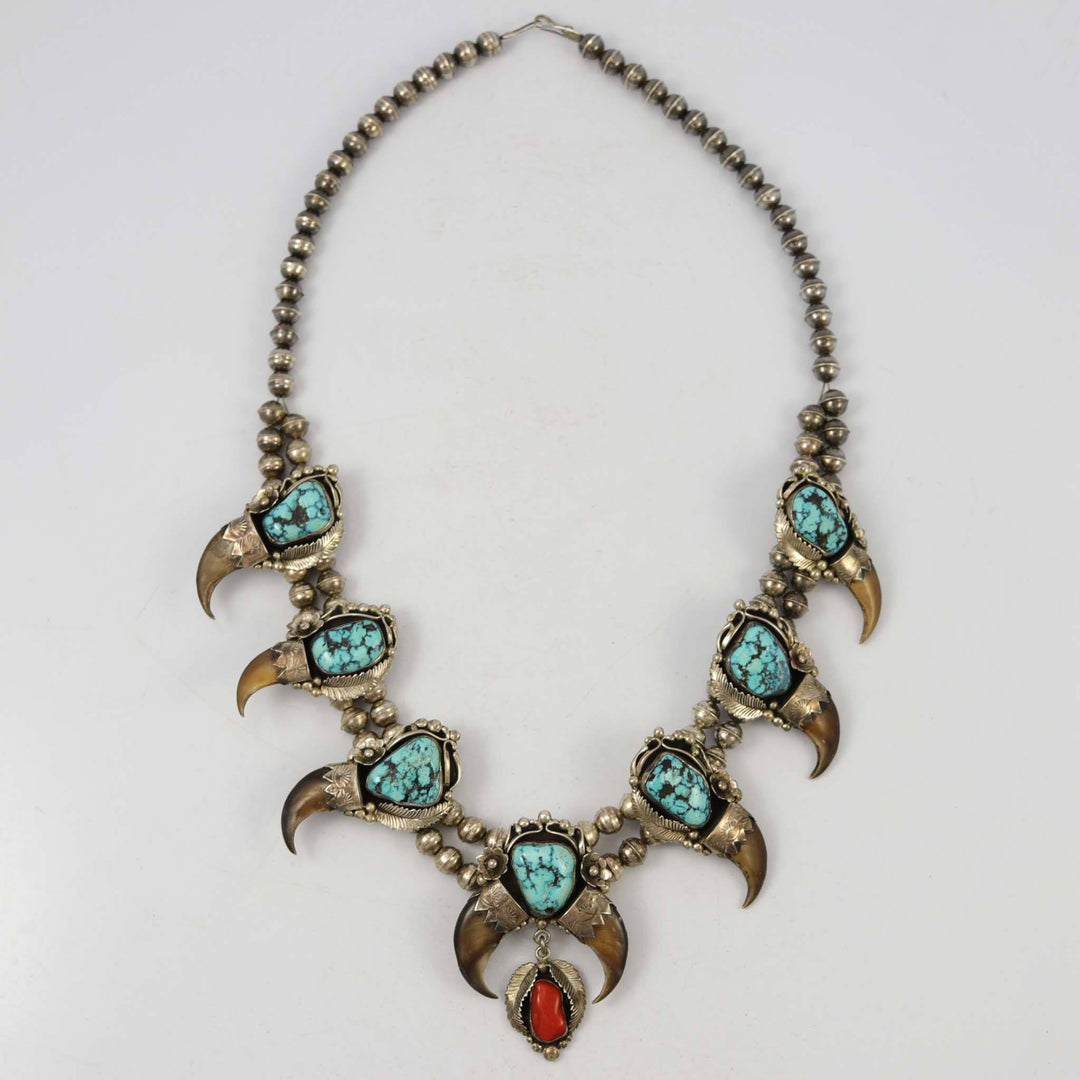 1960s Bear Claw Squash Blossom