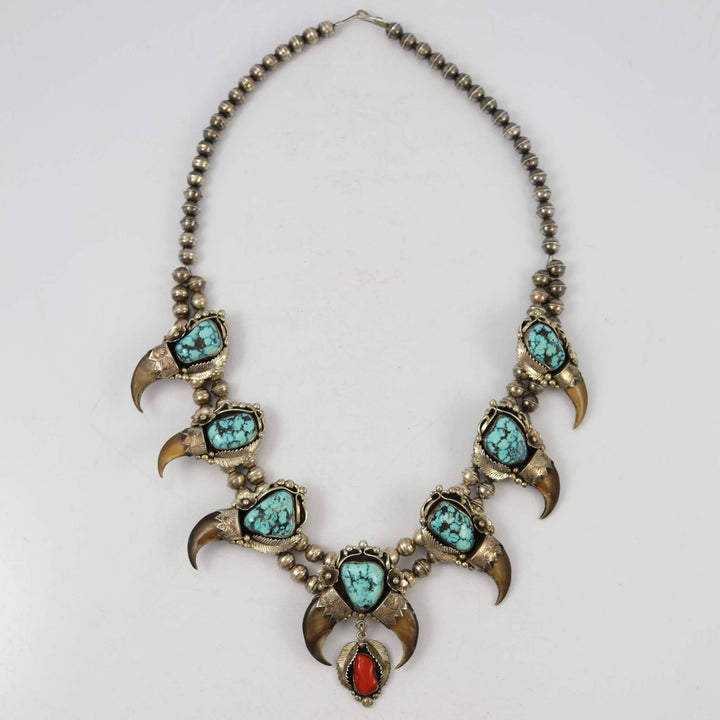 1960s Bear Claw Squash Blossom