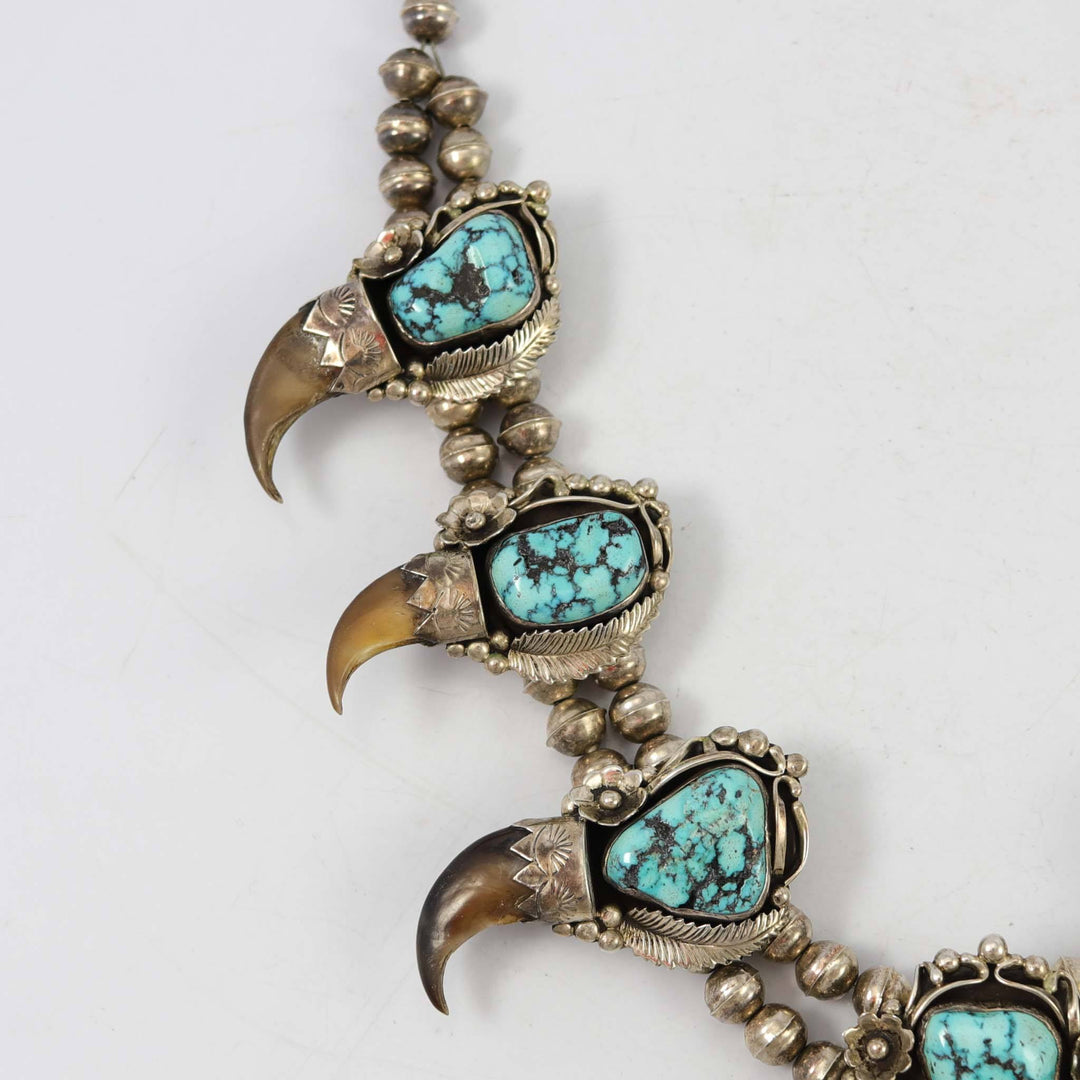1960s Bear Claw Squash Blossom