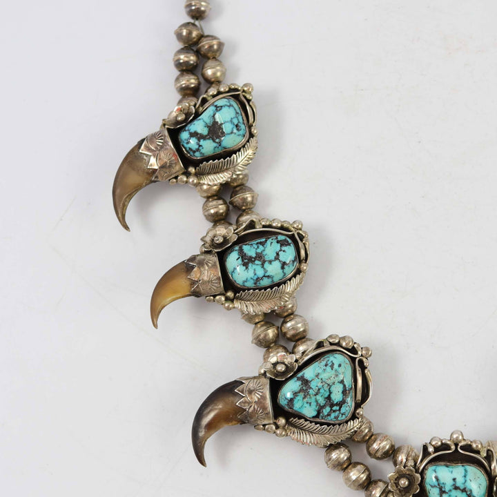 1960s Bear Claw Squash Blossom