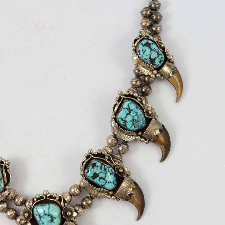 1960s Bear Claw Squash Blossom
