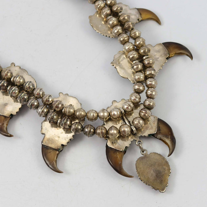 1960s Bear Claw Squash Blossom