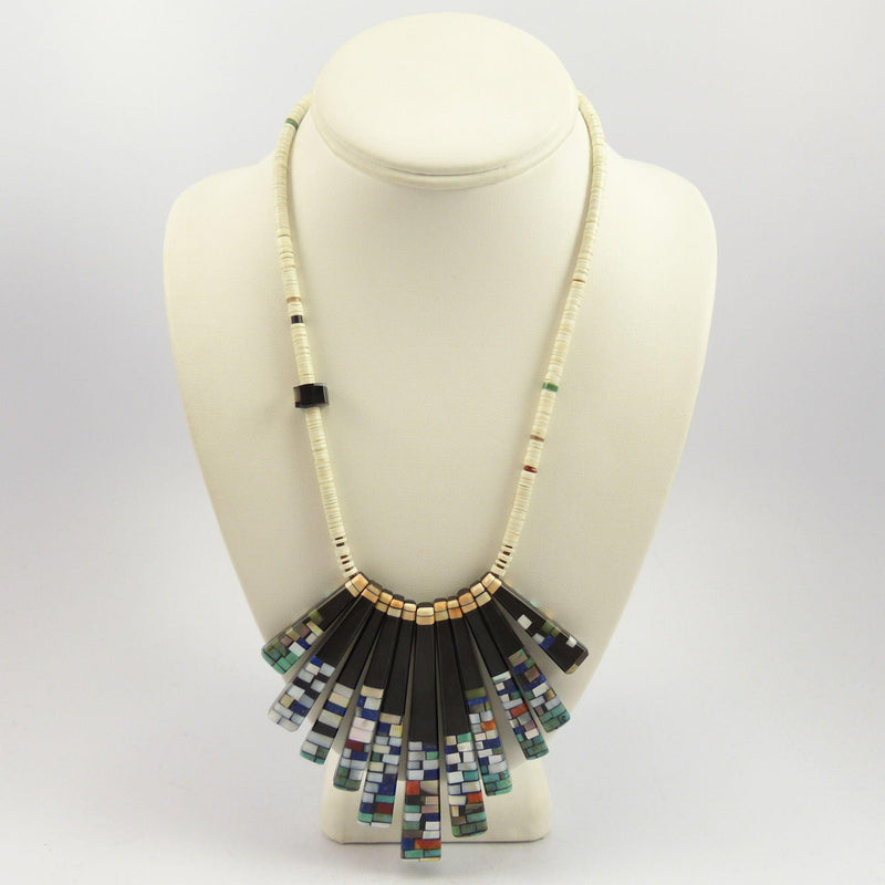 Reversible Tab Necklace by Charlene Reano - Garland&