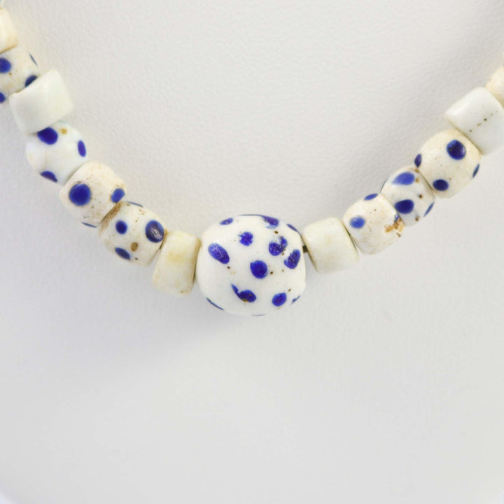 Blue and White Skunk Trade Beads by Vintage Collection - Garland's