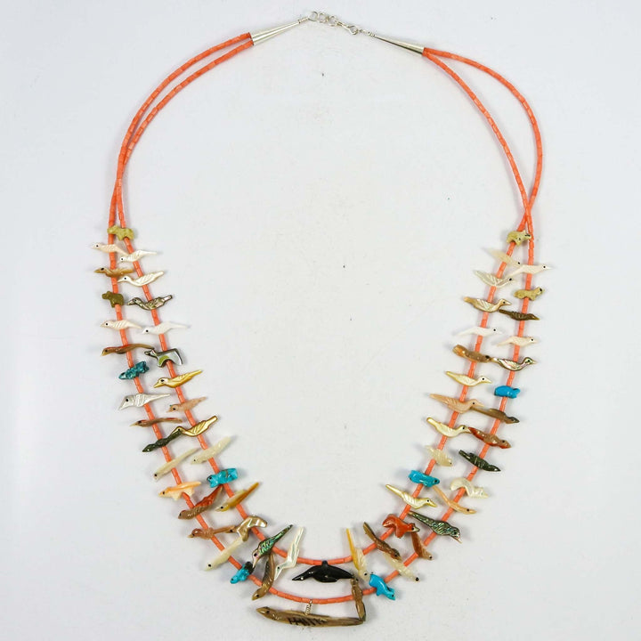 1960s Fetish Necklace by George Cheechee Family - Garland's