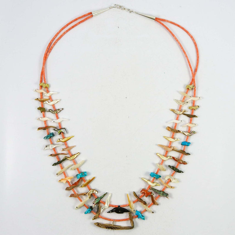 1960s Fetish Necklace by George Cheechee Family - Garland&