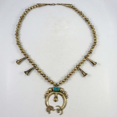 Lone Mountain Turquoise Squash Blossom by Vintage Collection - Garland's