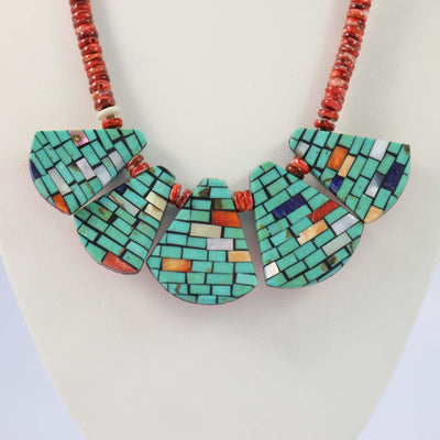 Reversible Inlay Necklace by Charlene Reano - Garland's