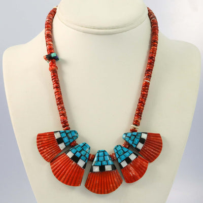 Reversible Inlay Necklace by Charlene Reano - Garland's