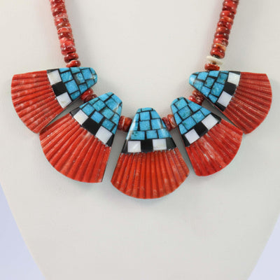 Reversible Inlay Necklace by Charlene Reano - Garland's