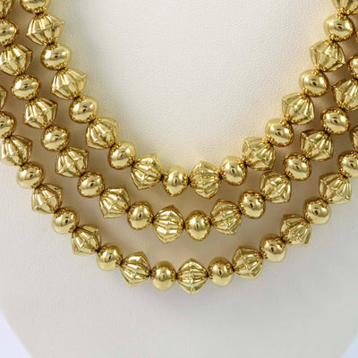 18k Gold Navajo Pearl Necklace by Trent Lee-Anderson - Garland's