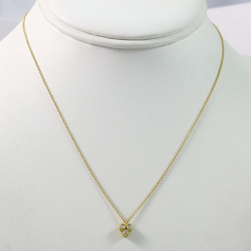 Gold and Diamond Necklace by Maria Samora - Garland&
