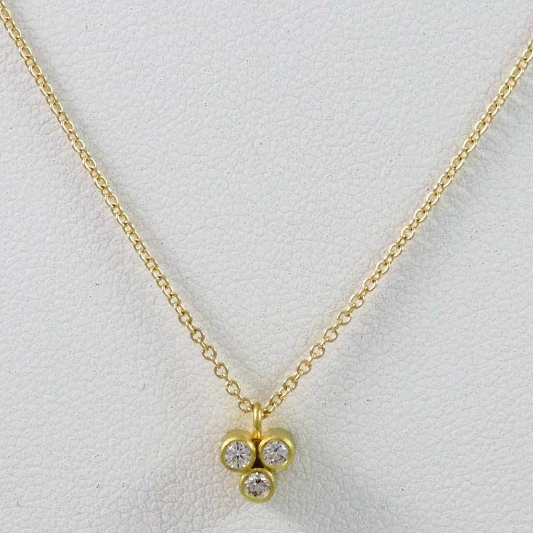 Gold and Diamond Necklace by Maria Samora - Garland's