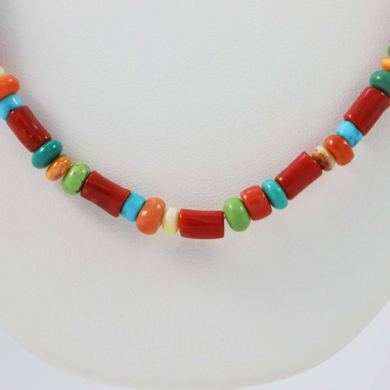 Multi-Stone Bead Necklace by Don Lucas - Garland&