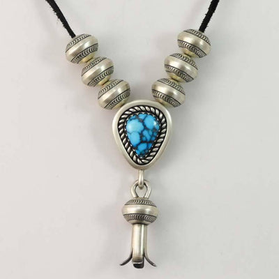 Egyptian Turquoise Squash Pendant by Trent Lee-Anderson - Garland's