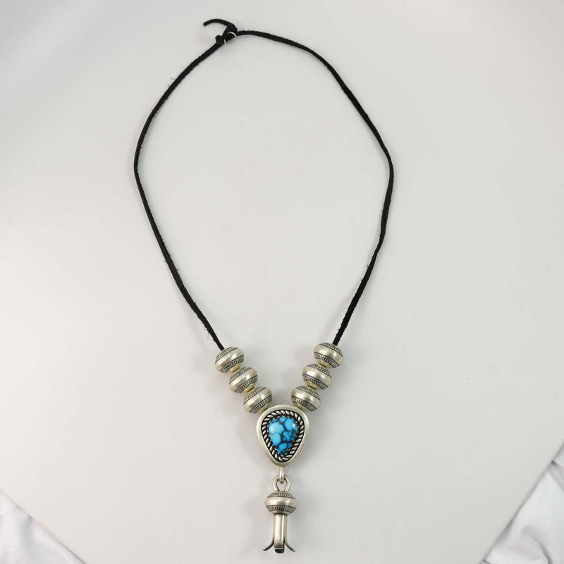 Egyptian Turquoise Squash Pendant by Trent Lee-Anderson - Garland&