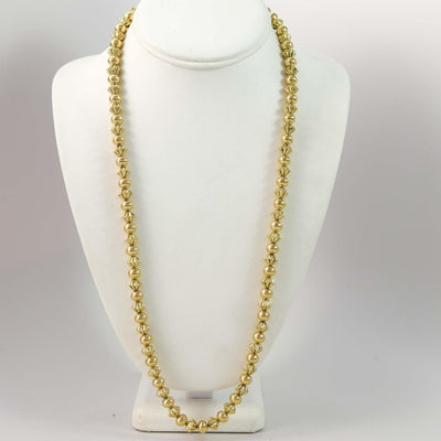 Gold Bead Necklace by Trent Lee-Anderson - Garland's