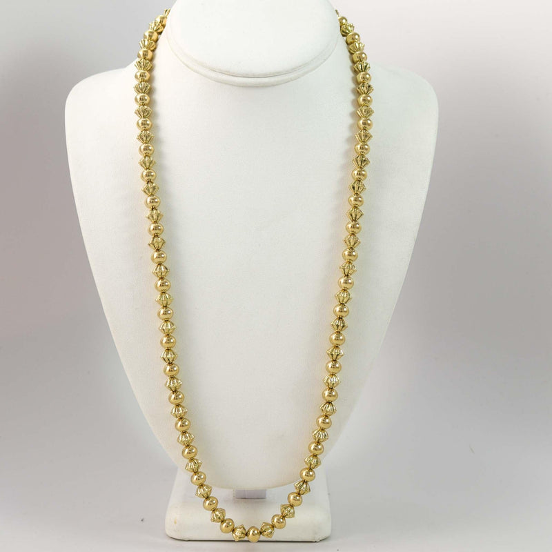 Gold Bead Necklace by Trent Lee-Anderson - Garland&