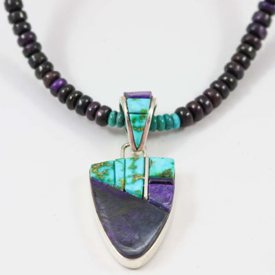 Sugilite Bead Necklace by Na Na Ping - Garland's