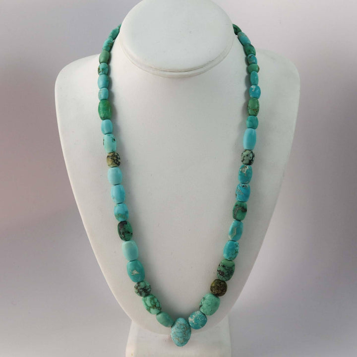 Turquoise Bead Necklace by Bob Hall - Garland's