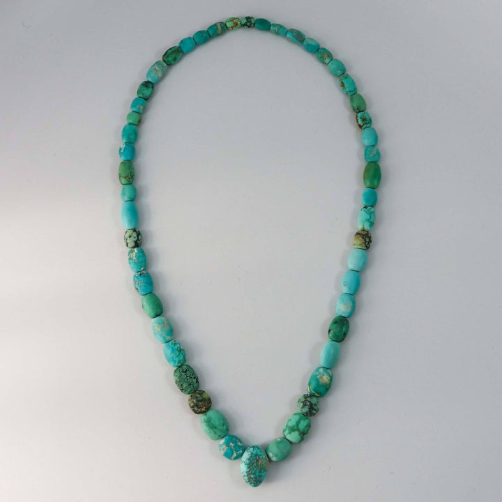 Turquoise Bead Necklace by Bob Hall - Garland's