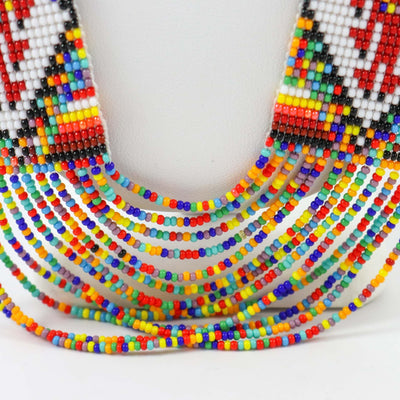 Beaded Necklace and Earring Set by Rena Charles - Garland's