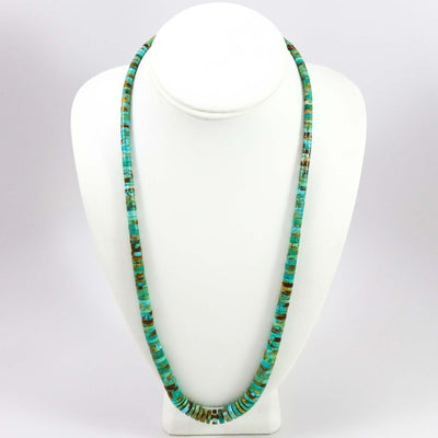 Kingman Turquoise Necklace by Lester Abeyta - Garland's