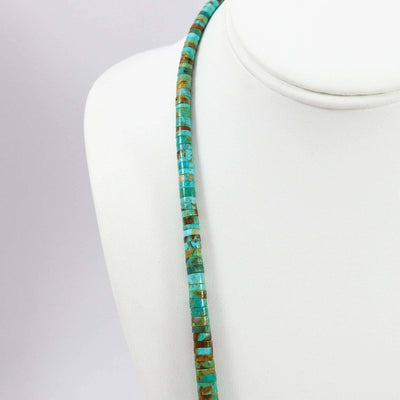 Kingman Turquoise Necklace by Lester Abeyta - Garland's