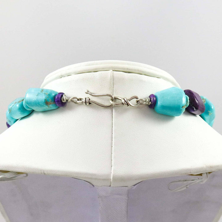 Sugilite and Turquoise Necklace by Bruce Eckhardt - Garland's