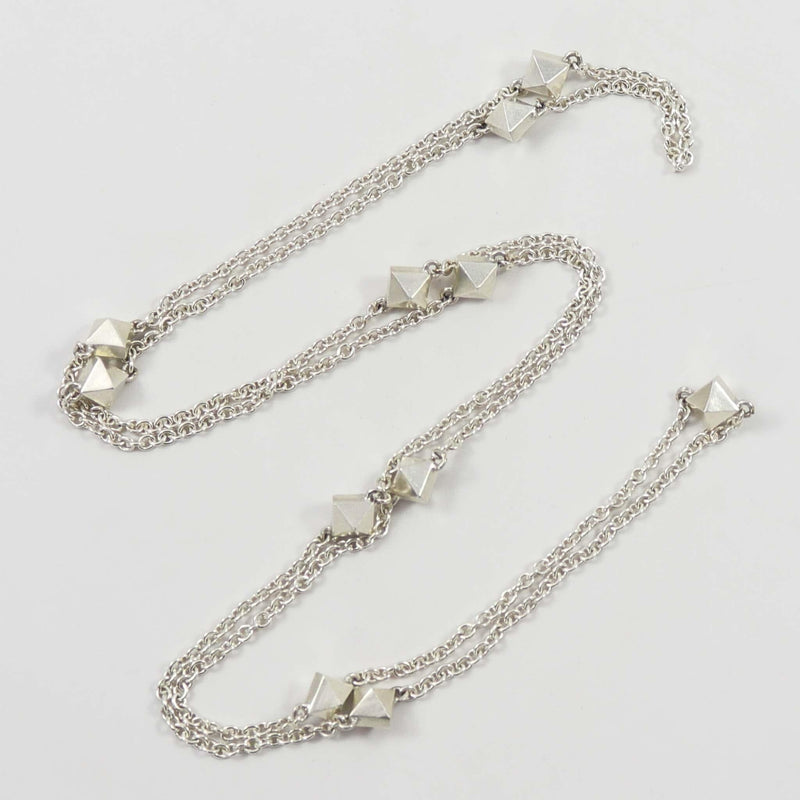 Pyramid Link Necklace by Maria Samora - Garland&