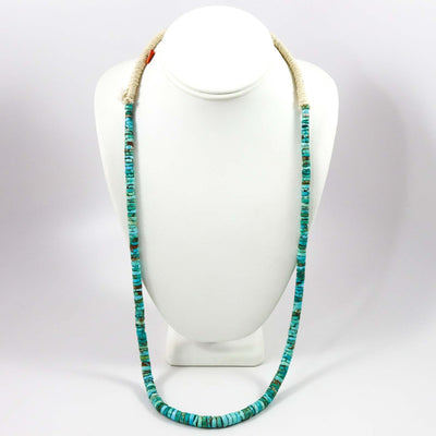 Apache Blue Turquoise Necklace by Ray Lovato - Garland's