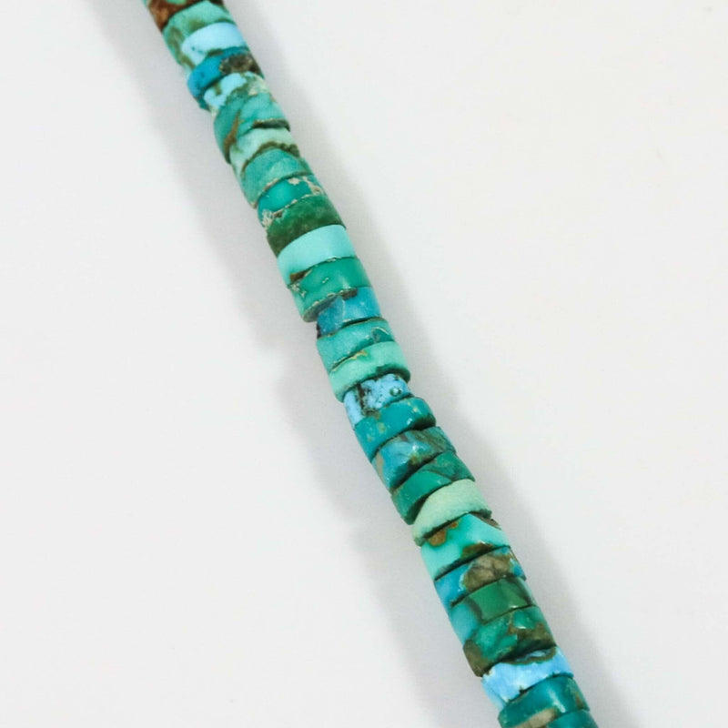 Apache Blue Turquoise Necklace by Ray Lovato - Garland&