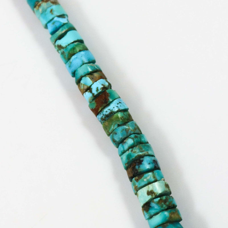Apache Blue Turquoise Necklace by Ray Lovato - Garland&