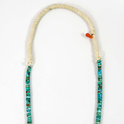Apache Blue Turquoise Necklace by Ray Lovato - Garland's