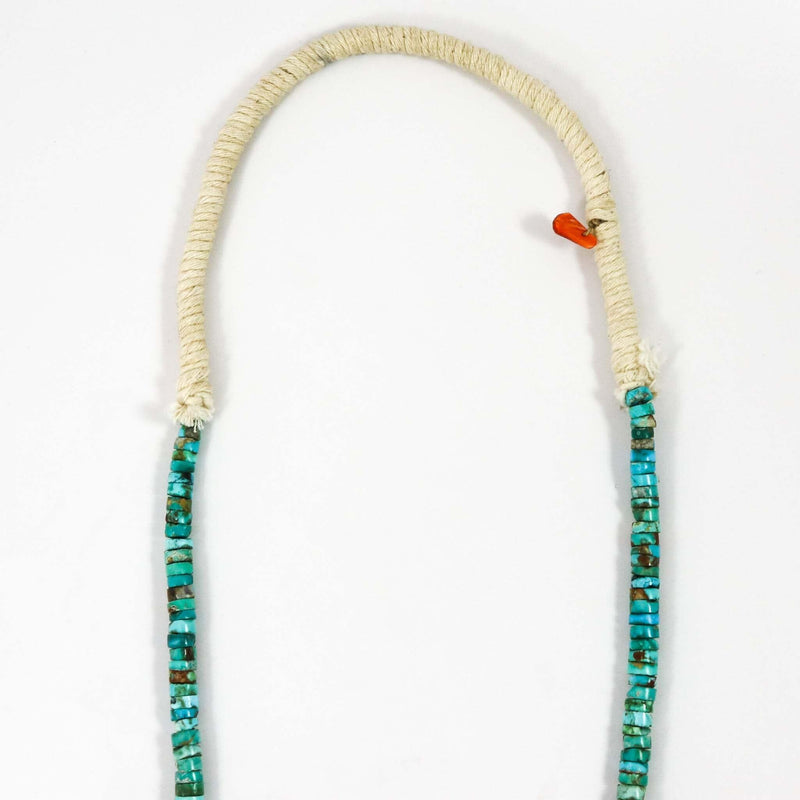 Apache Blue Turquoise Necklace by Ray Lovato - Garland&