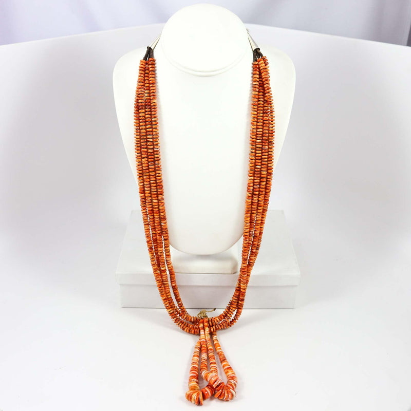 Spiny Oyster Jacla Necklace by Kenneth Aguilar - Garland&