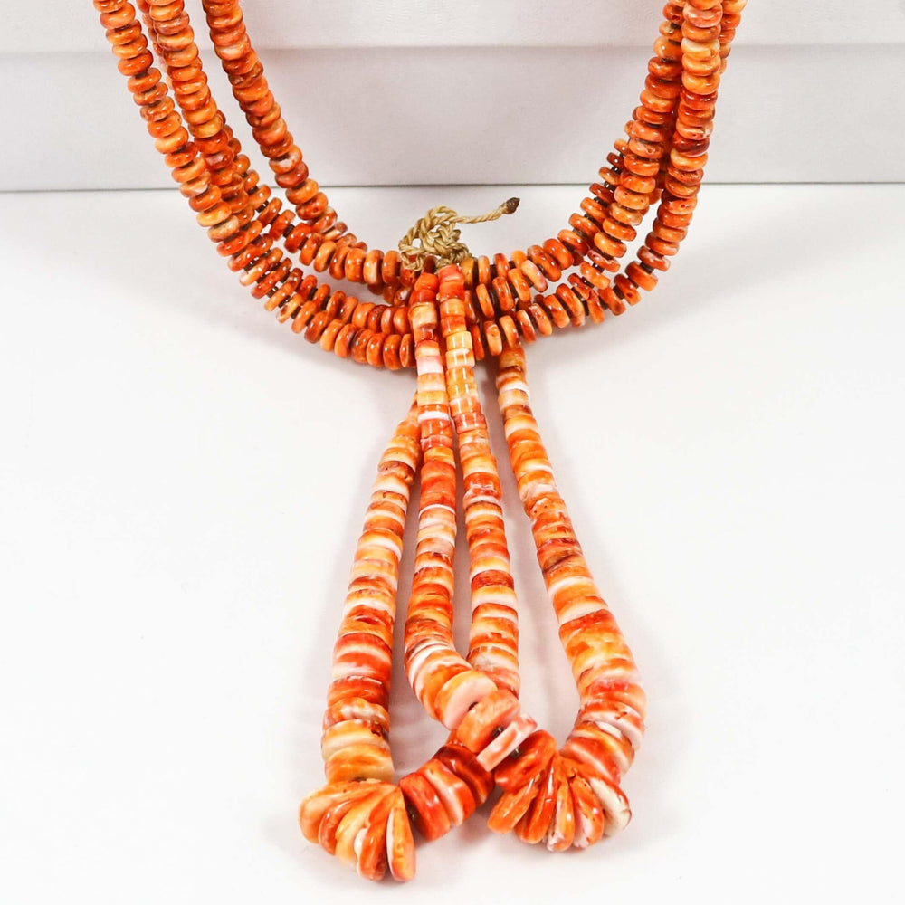 Spiny Oyster Jacla Necklace by Kenneth Aguilar - Garland's