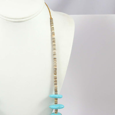 Kingman Turquoise Necklace by Kenneth Aguilar - Garland's