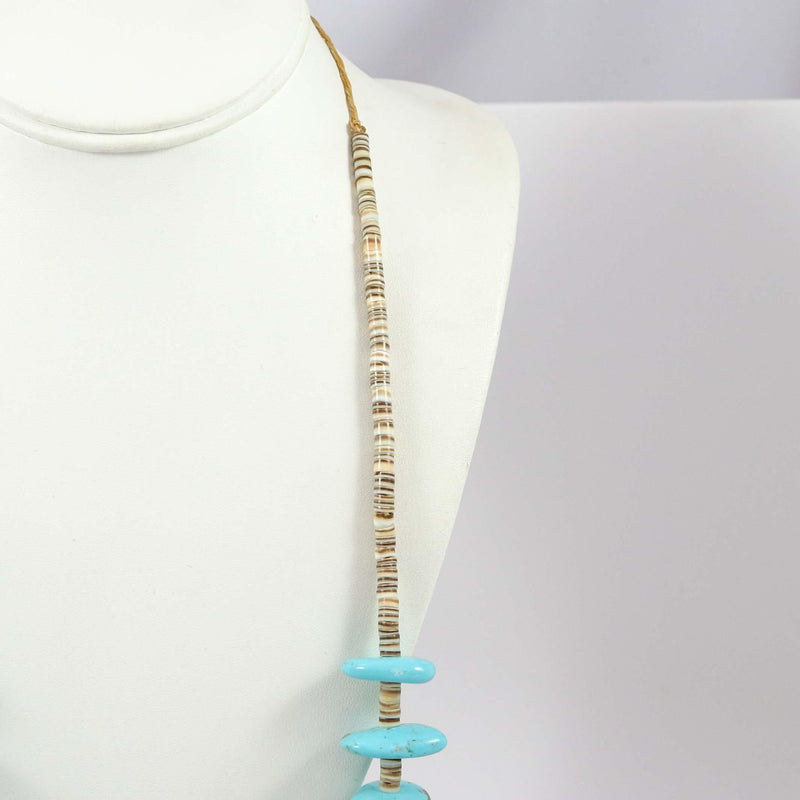 Kingman Turquoise Necklace by Kenneth Aguilar - Garland&