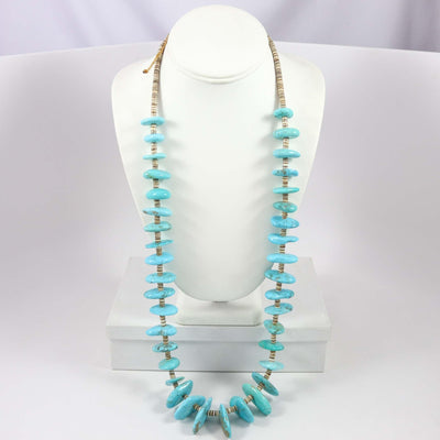 Kingman Turquoise Necklace by Kenneth Aguilar - Garland's