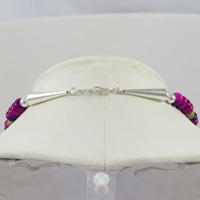 Sugilite and Turquoise Necklace by Tawma Lalo - Garland's