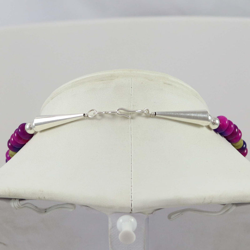 Sugilite and Turquoise Necklace by Tawma Lalo - Garland&