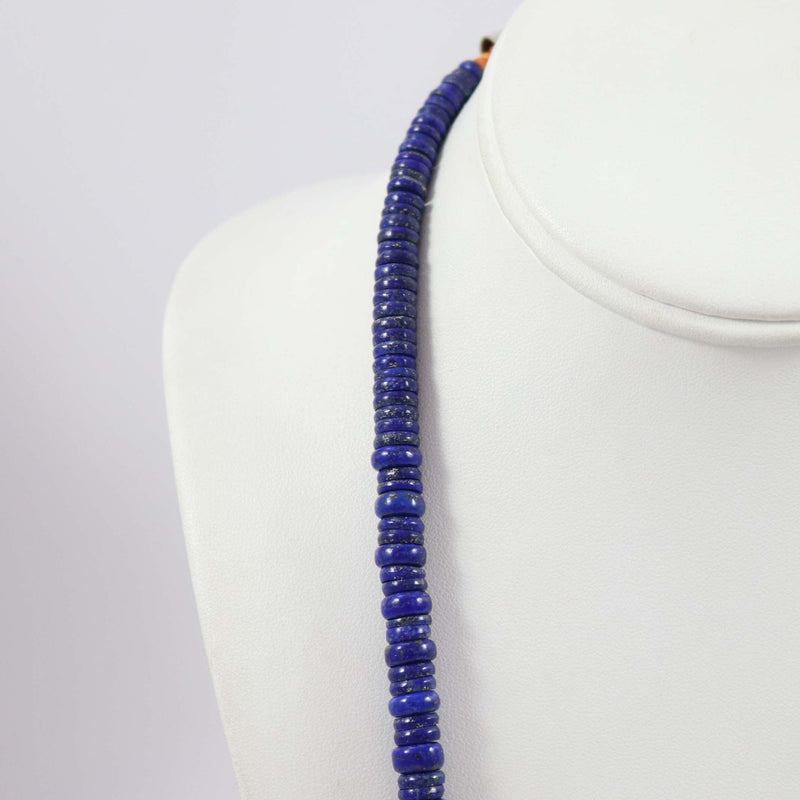 Lapis Bead Necklace by Noah Pfeffer - Garland&