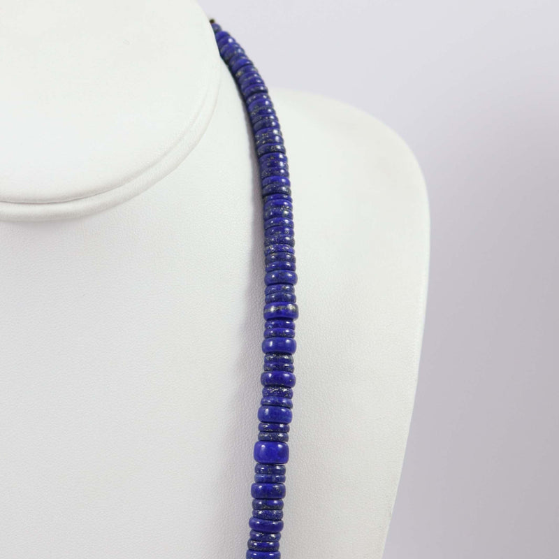 Lapis Bead Necklace by Noah Pfeffer - Garland&