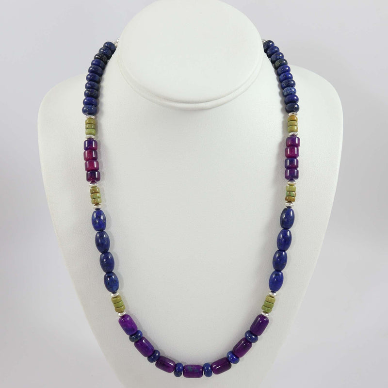 Multi-Stone Bead Necklace by Tawma Lalo - Garland&