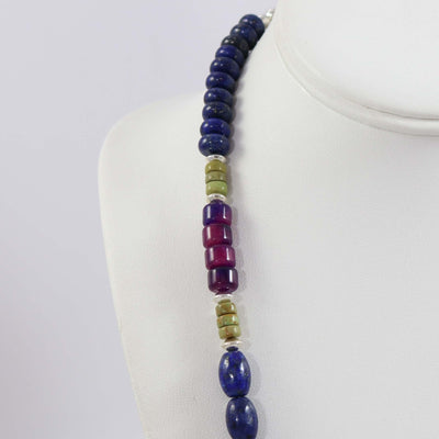 Multi-Stone Bead Necklace by Tawma Lalo - Garland's
