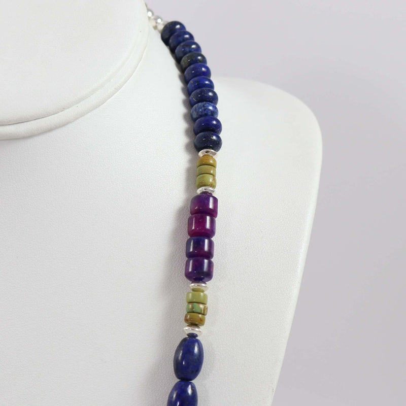 Multi-Stone Bead Necklace by Tawma Lalo - Garland&