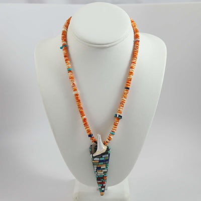 Reversible Inlay Necklace by Charlene Reano - Garland's