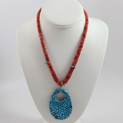 Reversible Inlay Necklace by Charlene Reano - Garland's